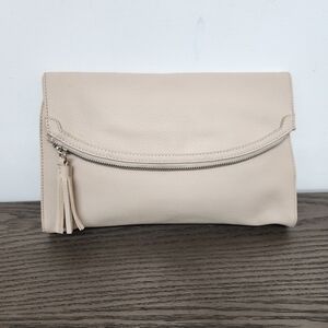 Express Envelope Clutch Bag Medium Beige Womens Accessories Cocktail Party Purse